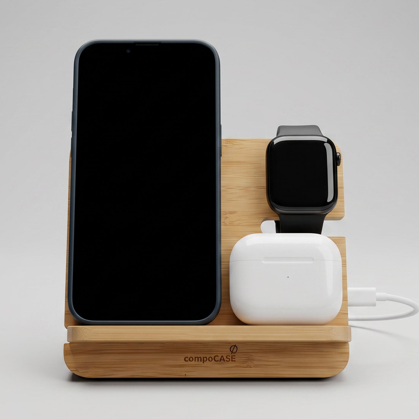 Wood Wireless Charger | Triple