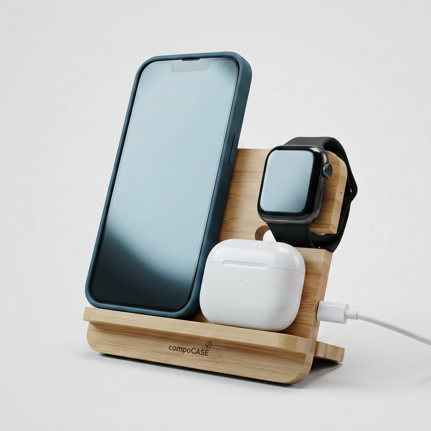 Wood Wireless Charger | Triple