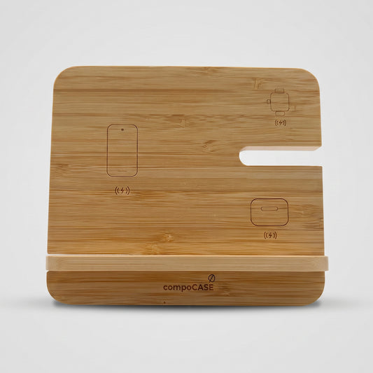 Wood Wireless Charger | Triple