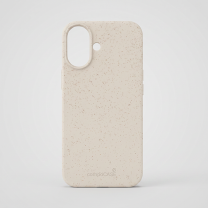 compoCASE iPhone 17 Hülle in Stone White, Rückansicht