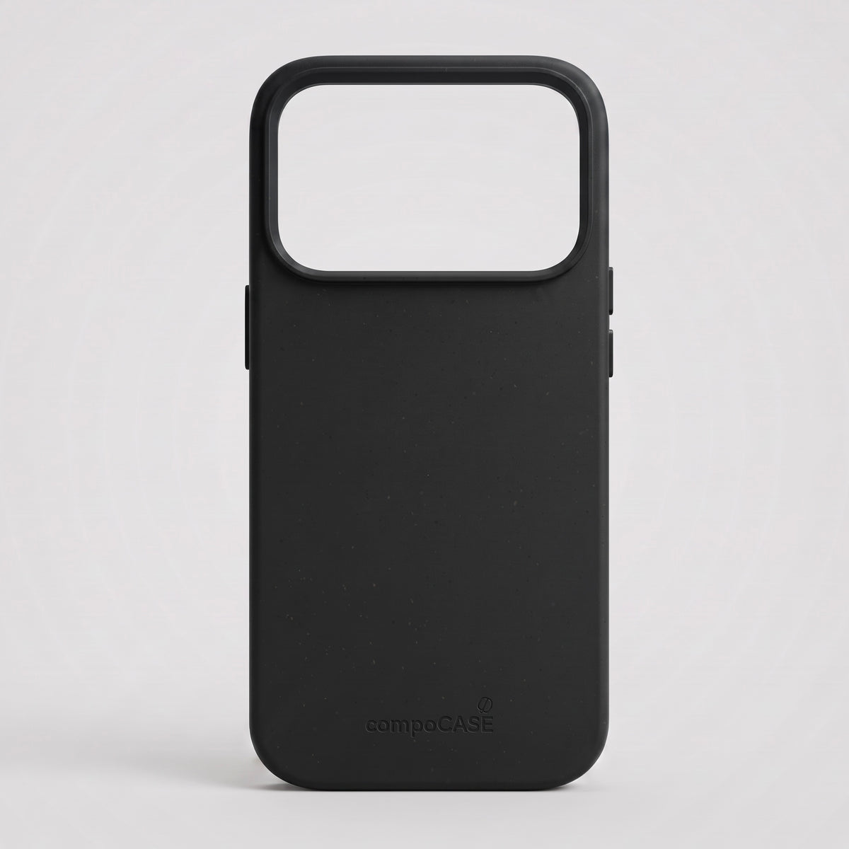 compoCASE Hülle für iPhone 17 Pro Max und 18 Pro Max in Midnight Black, Rückansicht